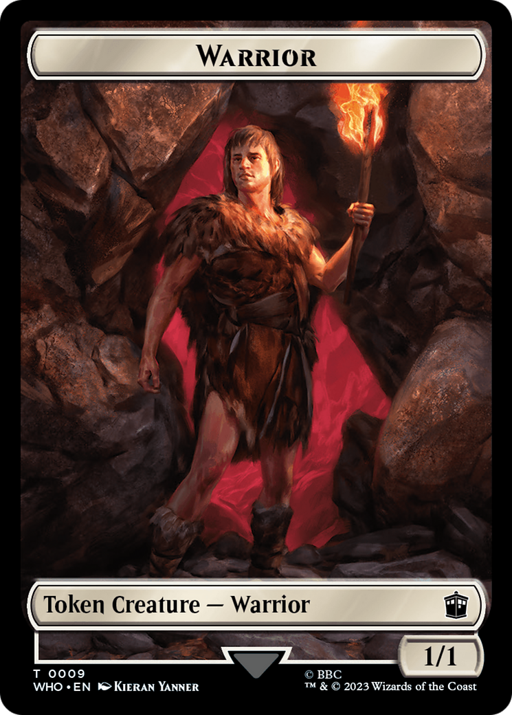 Warrior // Mark of the Rani Double-Sided Token [Doctor Who Tokens] | Empire Gaming NC