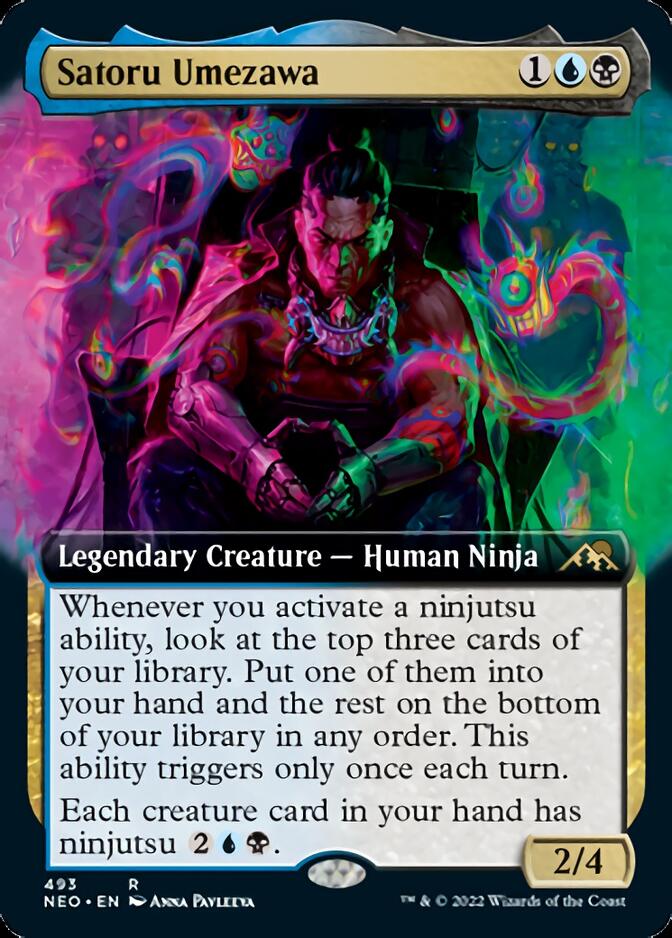 Satoru Umezawa (Extended Art) [Kamigawa: Neon Dynasty] | Empire Gaming NC