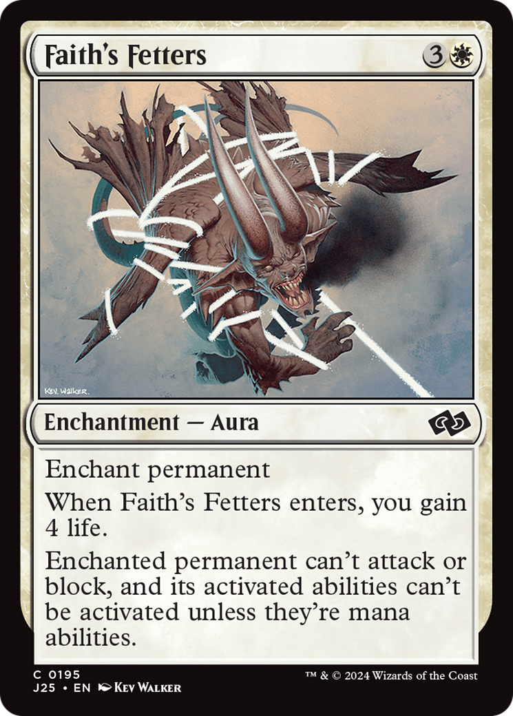 Faith's Fetters [Foundations Jumpstart] | Empire Gaming NC