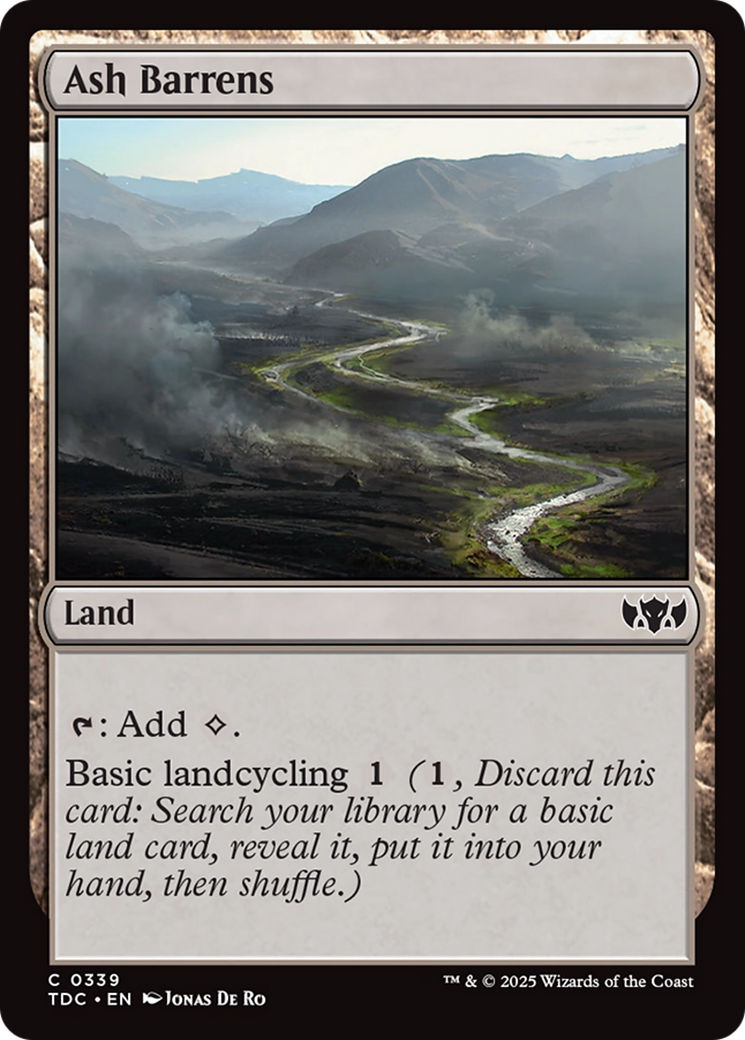 Ash Barrens [Tarkir: Dragonstorm Commander] | Empire Gaming NC
