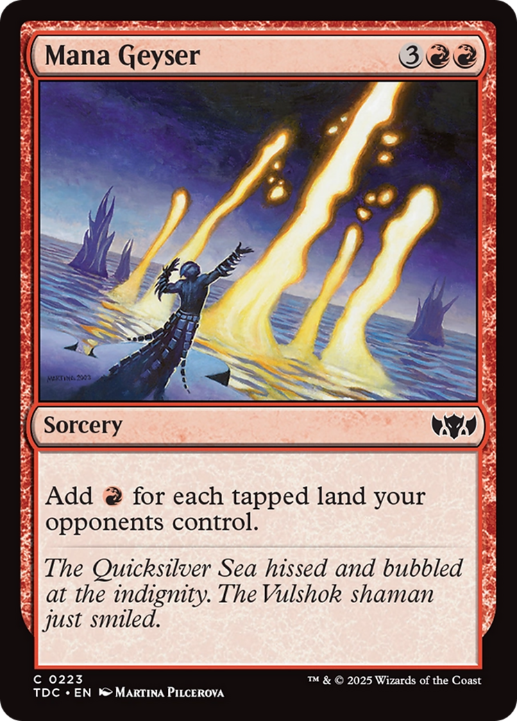 Mana Geyser [Tarkir: Dragonstorm Commander] | Empire Gaming NC