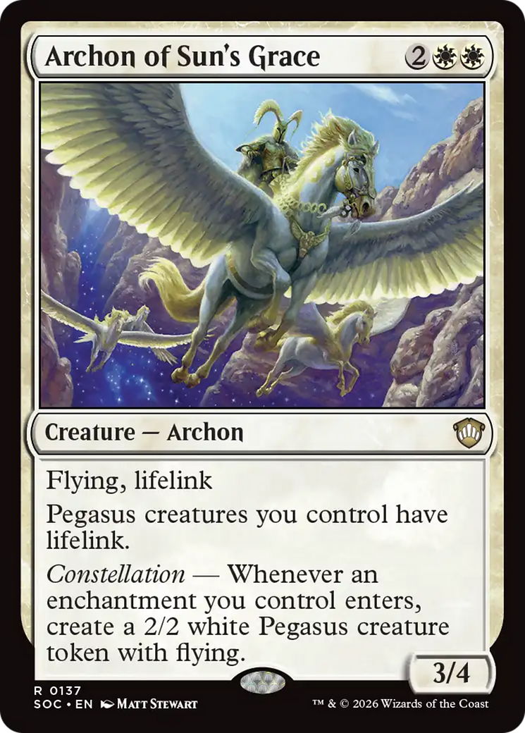 Archon of Sun's Grace [Secrets of Strixhaven Commander] | Empire Gaming NC