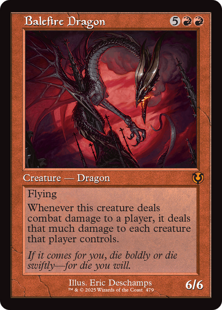 Balefire Dragon (Retro Frame) [Innistrad Remastered] | Empire Gaming NC