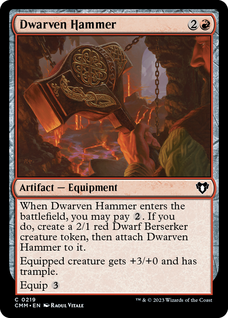 Dwarven Hammer [Commander Masters] | Empire Gaming NC