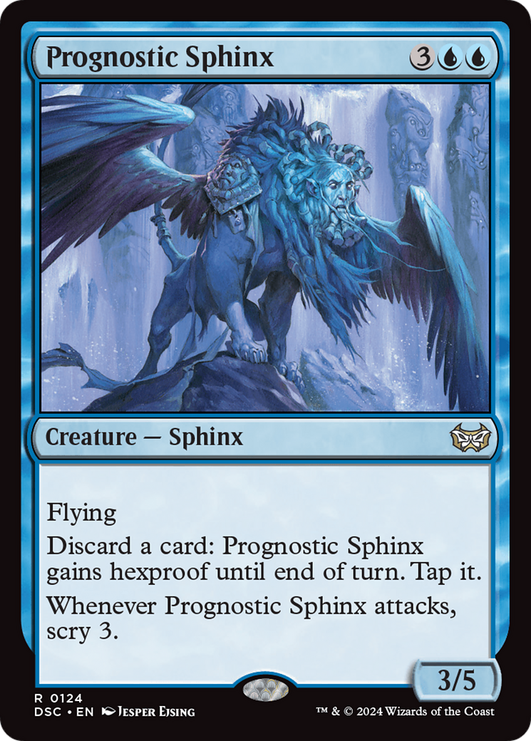 Prognostic Sphinx [Duskmourn: House of Horror Commander] | Empire Gaming NC