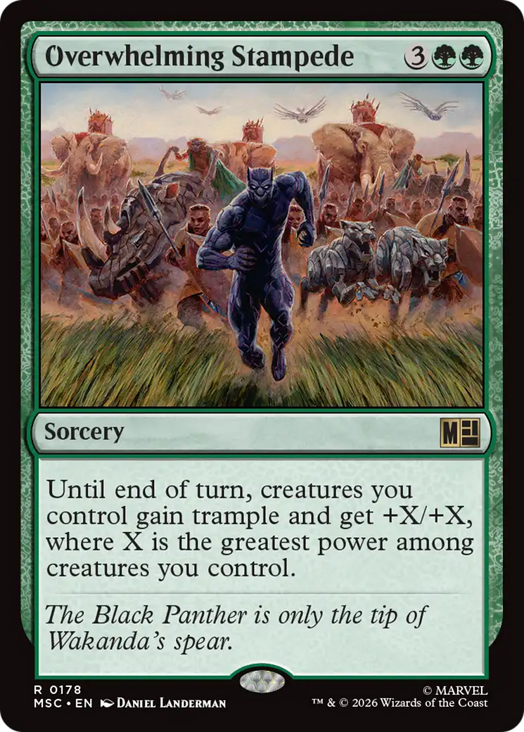 Overwhelming Stampede [Marvel Super Heroes Commander] | Empire Gaming NC