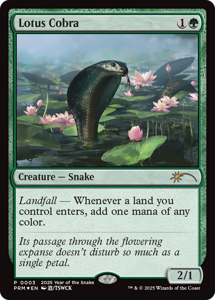 Lotus Cobra (Year of the Snake 2025) [Standard Showdown Promos] | Empire Gaming NC