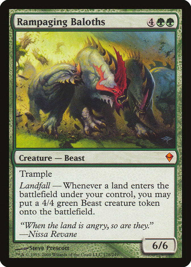 Rampaging Baloths (Oversized) [Oversize Cards] | Empire Gaming NC