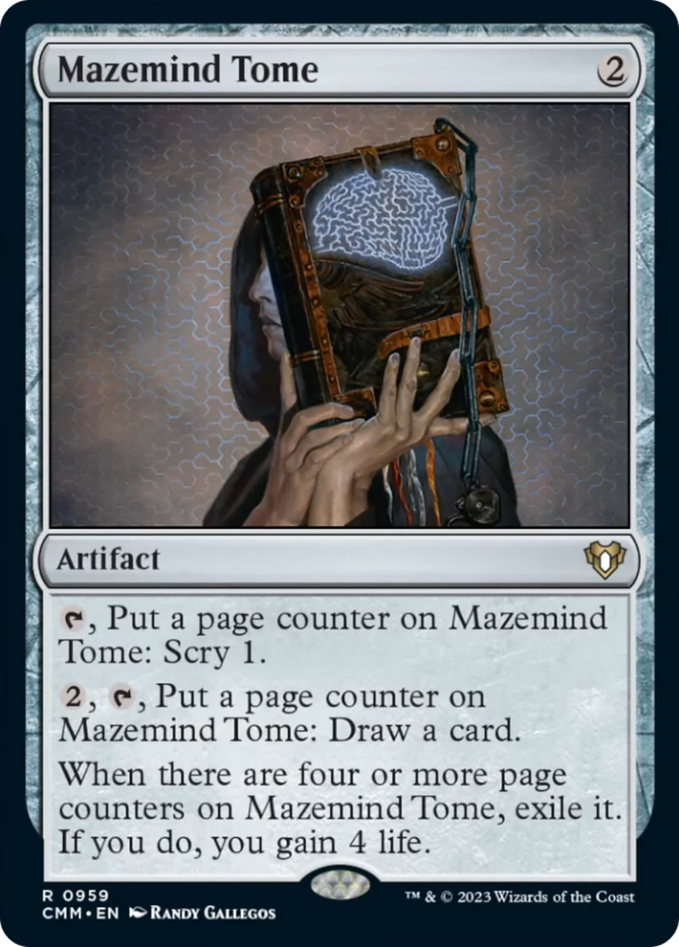 Mazemind Tome [Commander Masters] | Empire Gaming NC