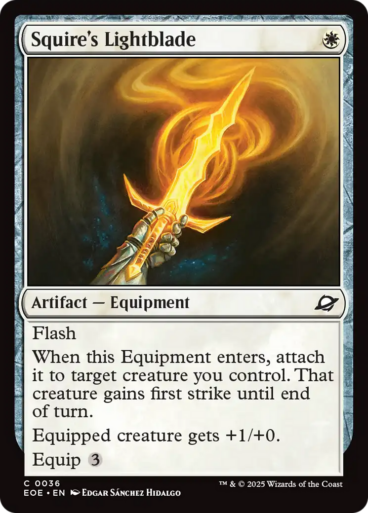 Squire's Lightblade [Edge of Eternities] | Empire Gaming NC