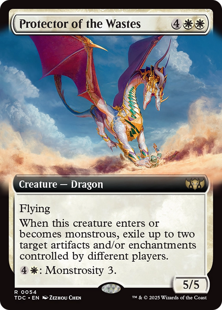 Protector of the Wastes (Extended Art) [Tarkir: Dragonstorm Commander] | Empire Gaming NC