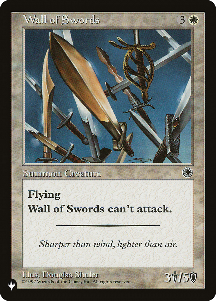 Wall of Swords [The List Reprints] | Empire Gaming NC