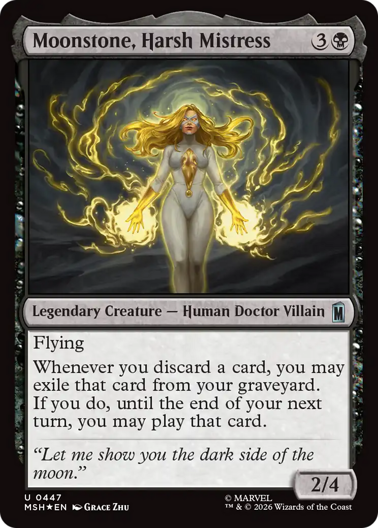 Moonstone, Harsh Mistress (Surge Foil) [Marvel Super Heroes] | Empire Gaming NC