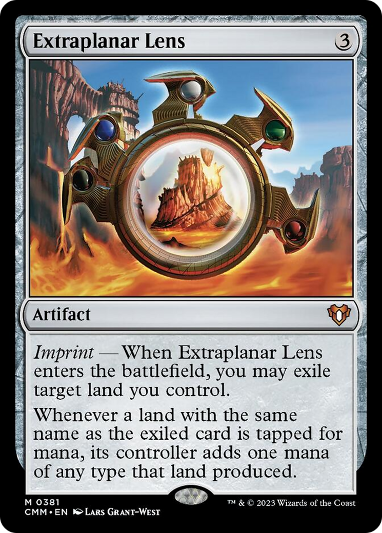 Extraplanar Lens [Commander Masters] | Empire Gaming NC