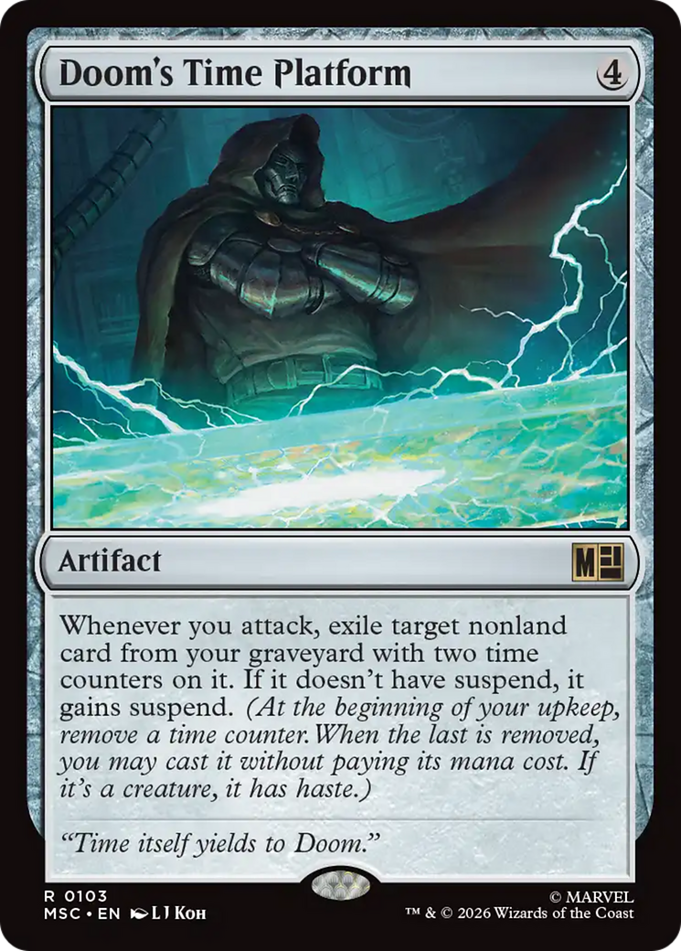 Doom's Time Platform (Surge Foil) [Marvel Super Heroes Commander] | Empire Gaming NC