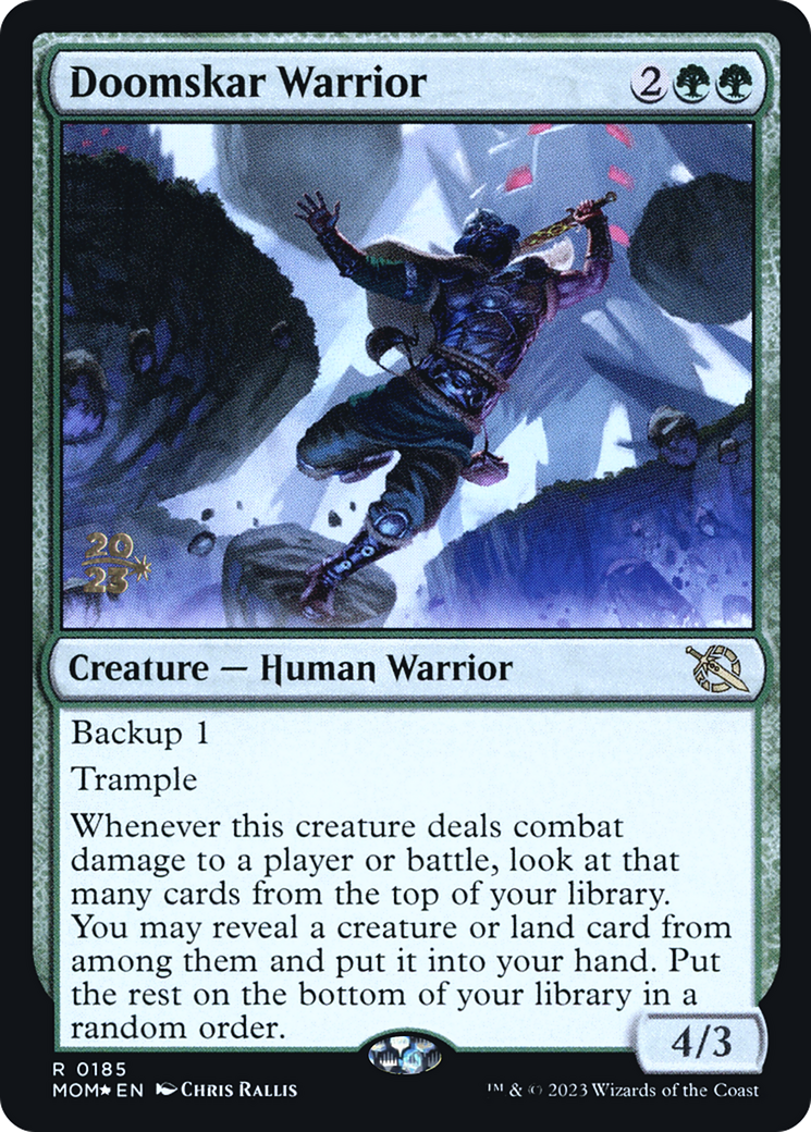 Doomskar Warrior [March of the Machine Prerelease Promos] | Empire Gaming NC