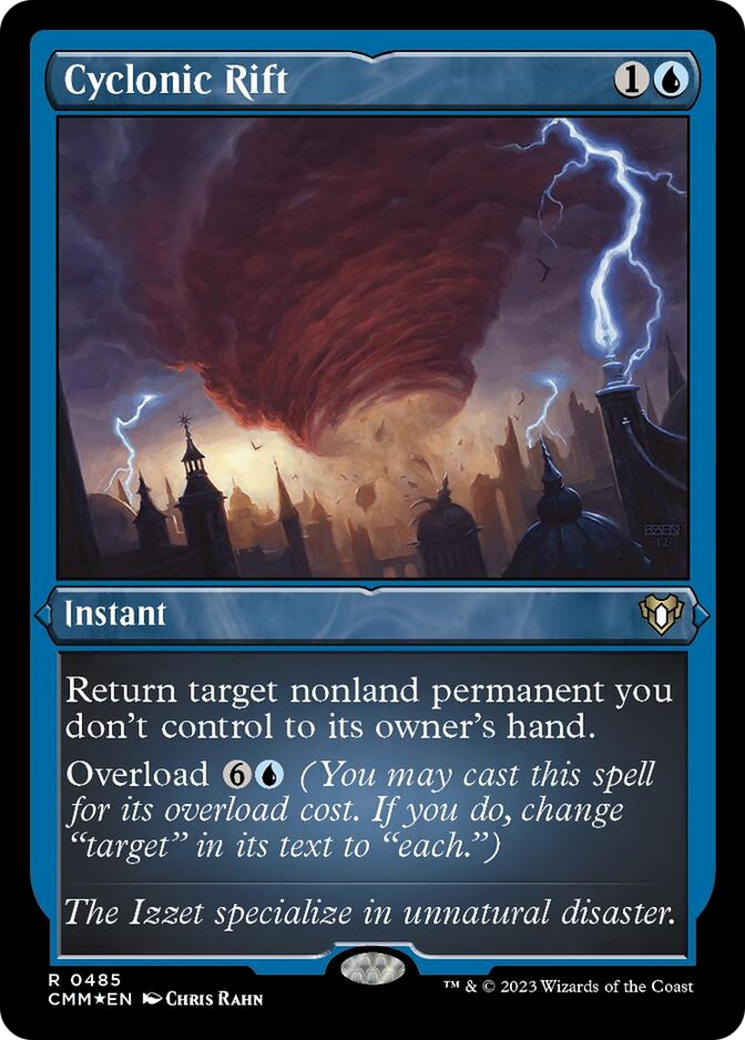 Cyclonic Rift (Foil Etched) [Commander Masters] | Empire Gaming NC