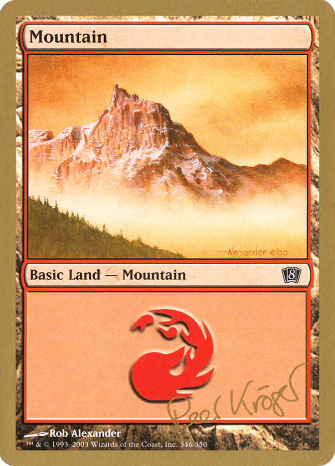 Mountain (pk346) (Peer Kroger) [World Championship Decks 2003] | Empire Gaming NC