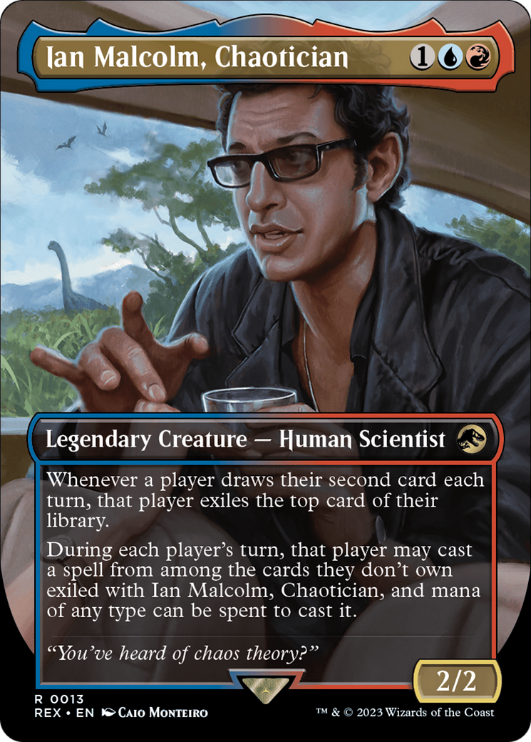 Ian Malcolm, Chaotician (Borderless) [Jurassic World Collection] | Empire Gaming NC