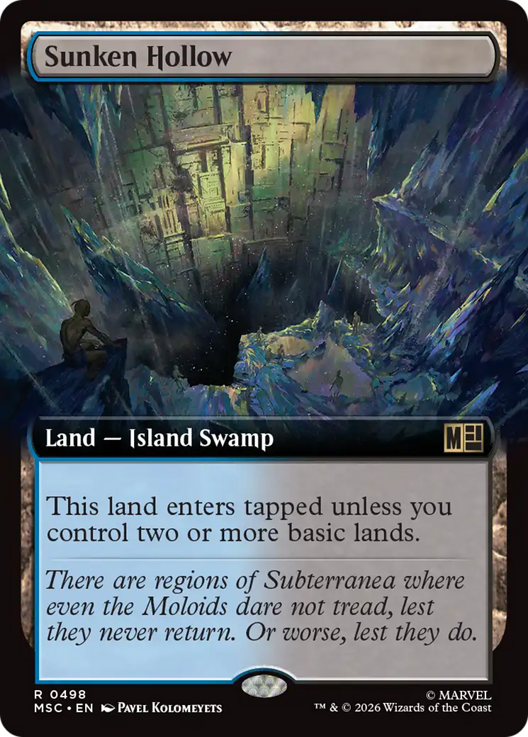 Sunken Hollow (Extended Art) [Marvel Super Heroes Commander] | Empire Gaming NC