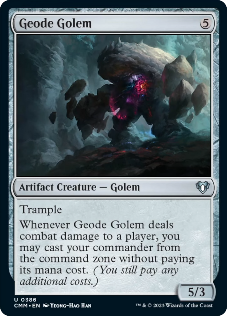 Geode Golem [Commander Masters] | Empire Gaming NC