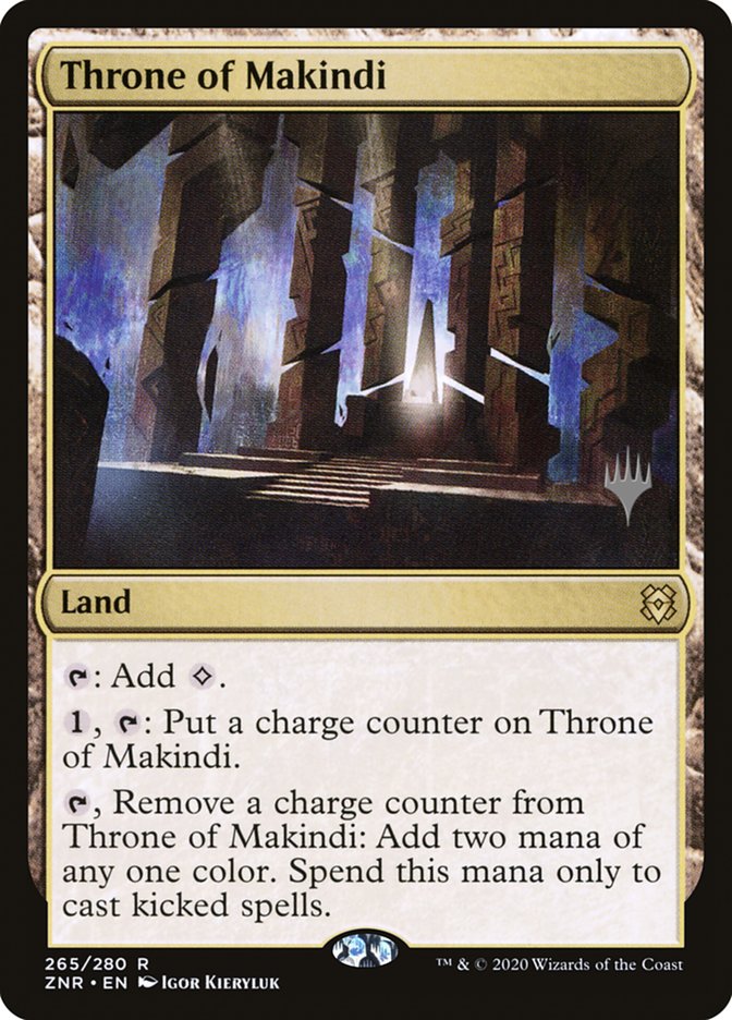 Throne of Makindi (Promo Pack) [Zendikar Rising Promos] | Empire Gaming NC
