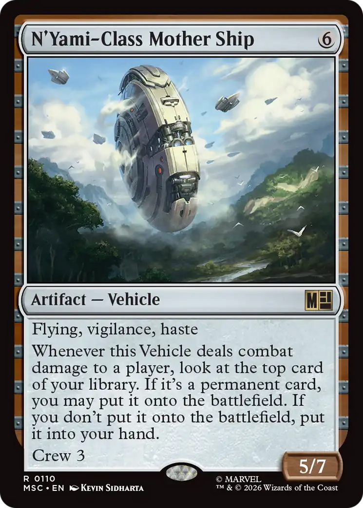 N'Yami-Class Mother Ship (Surge Foil) [Marvel Super Heroes Commander] | Empire Gaming NC