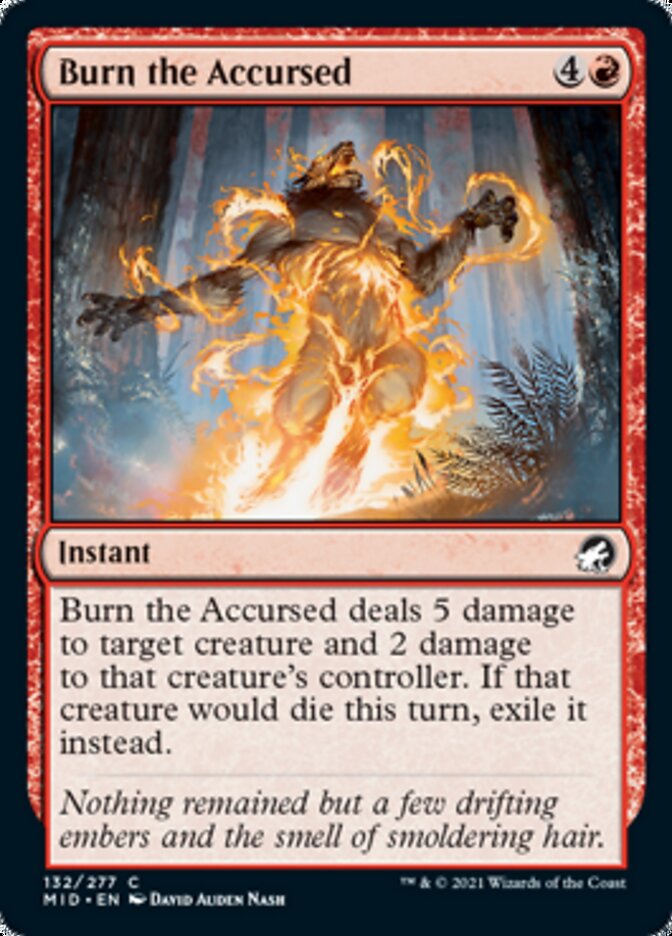 Burn the Accursed [Innistrad: Midnight Hunt] | Empire Gaming NC