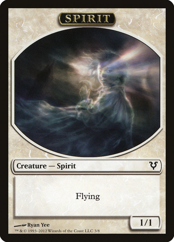 Spirit Token (3/8) [Avacyn Restored Tokens] | Empire Gaming NC