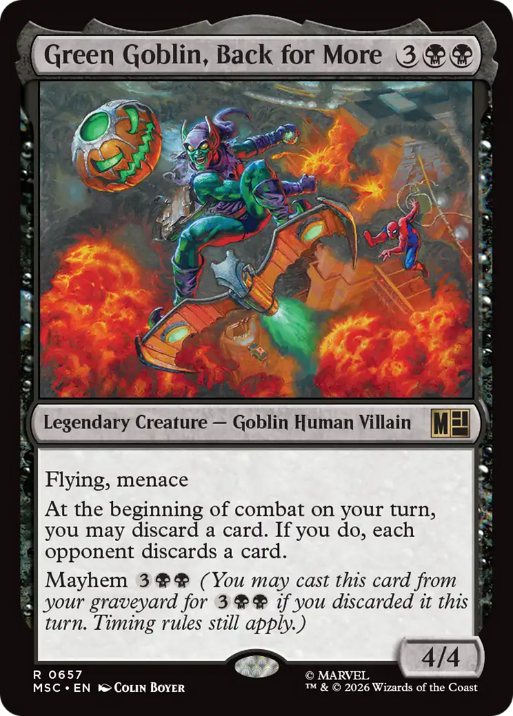 Green Goblin, Back for More [Marvel Super Heroes Commander] | Empire Gaming NC