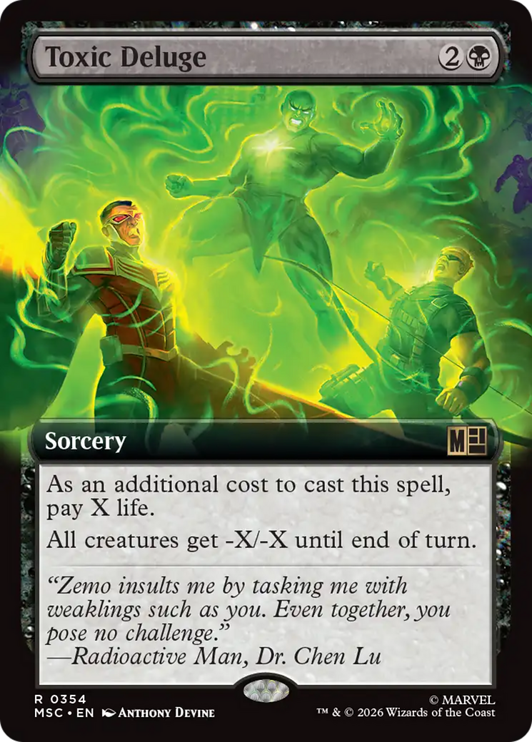Toxic Deluge (Extended Art) [Marvel Super Heroes Commander] | Empire Gaming NC