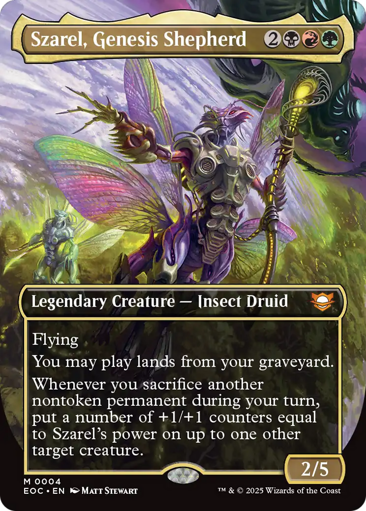 Szarel, Genesis Shepherd (Borderless) [Edge of Eternities Commander] | Empire Gaming NC