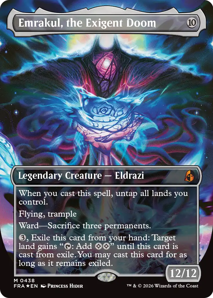 Emrakul, the Exigent Doom (Borderless) [Reality Fracture] | Empire Gaming NC