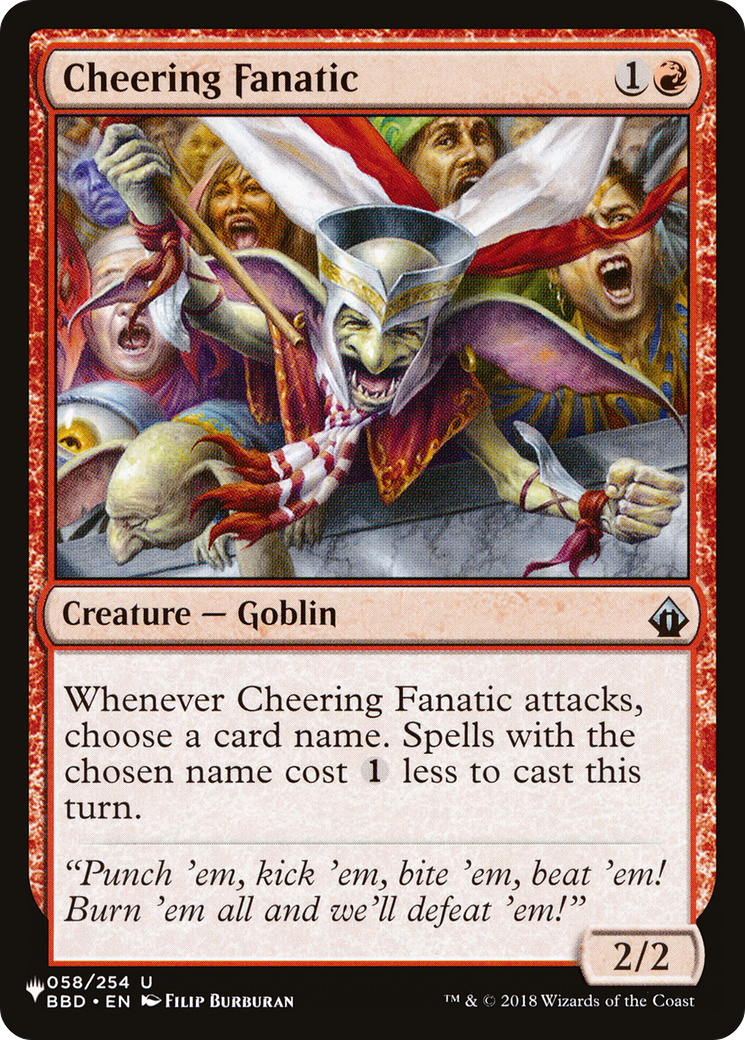 Cheering Fanatic [The List] | Empire Gaming NC