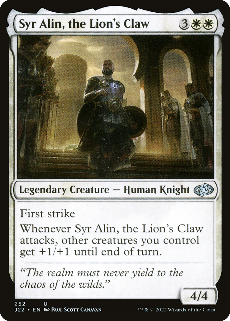 Syr Alin, the Lion's Claw [Jumpstart 2022] | Empire Gaming NC