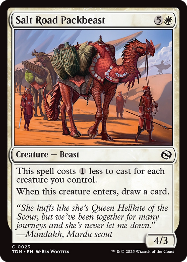 Salt Road Packbeast [Tarkir: Dragonstorm] | Empire Gaming NC