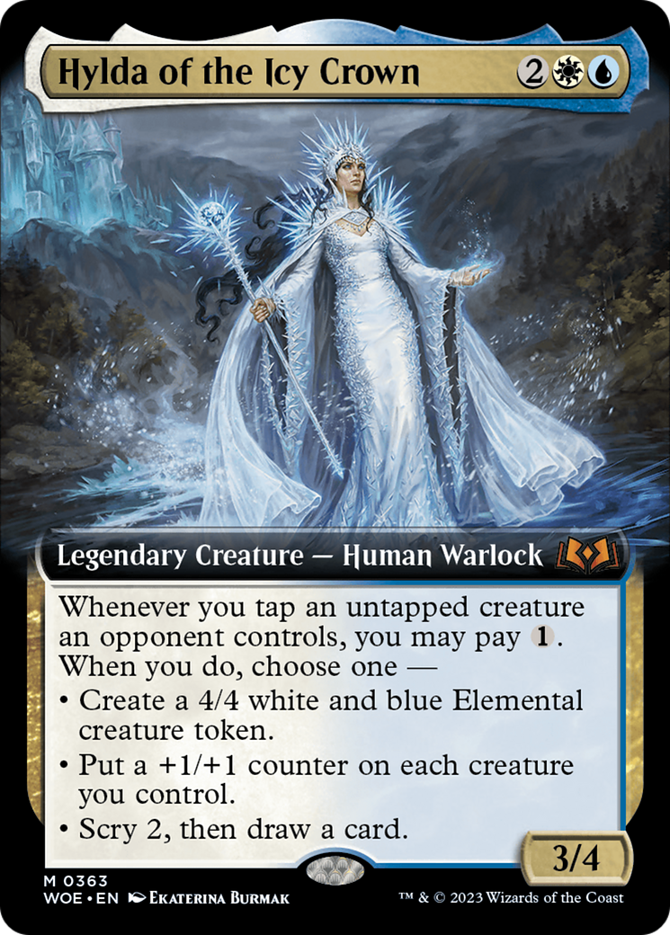 Hylda of the Icy Crown (Extended Art) [Wilds of Eldraine] | Empire Gaming NC