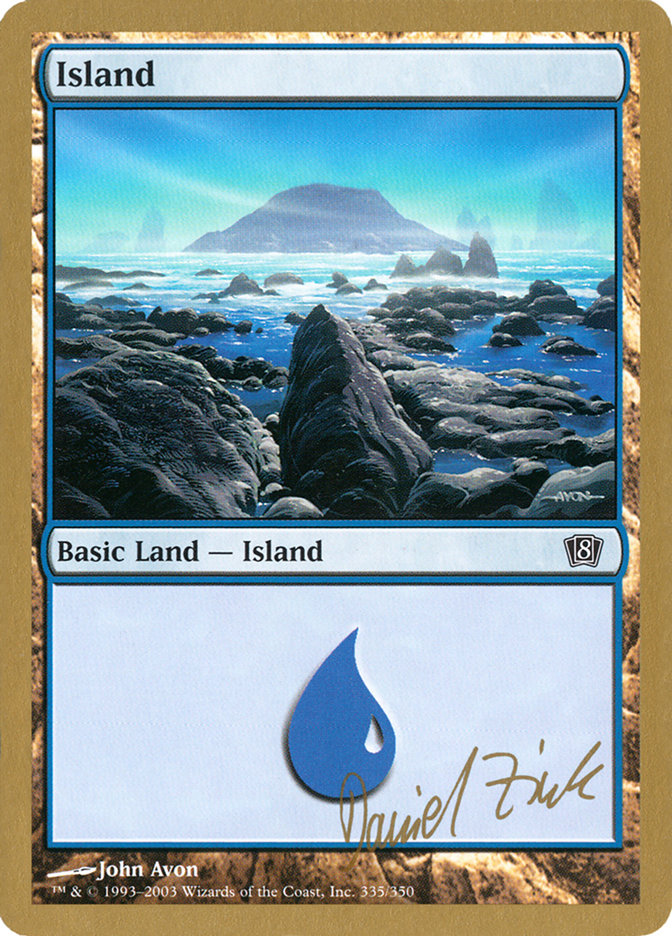 Island (dz335) (Daniel Zink) [World Championship Decks 2003] | Empire Gaming NC