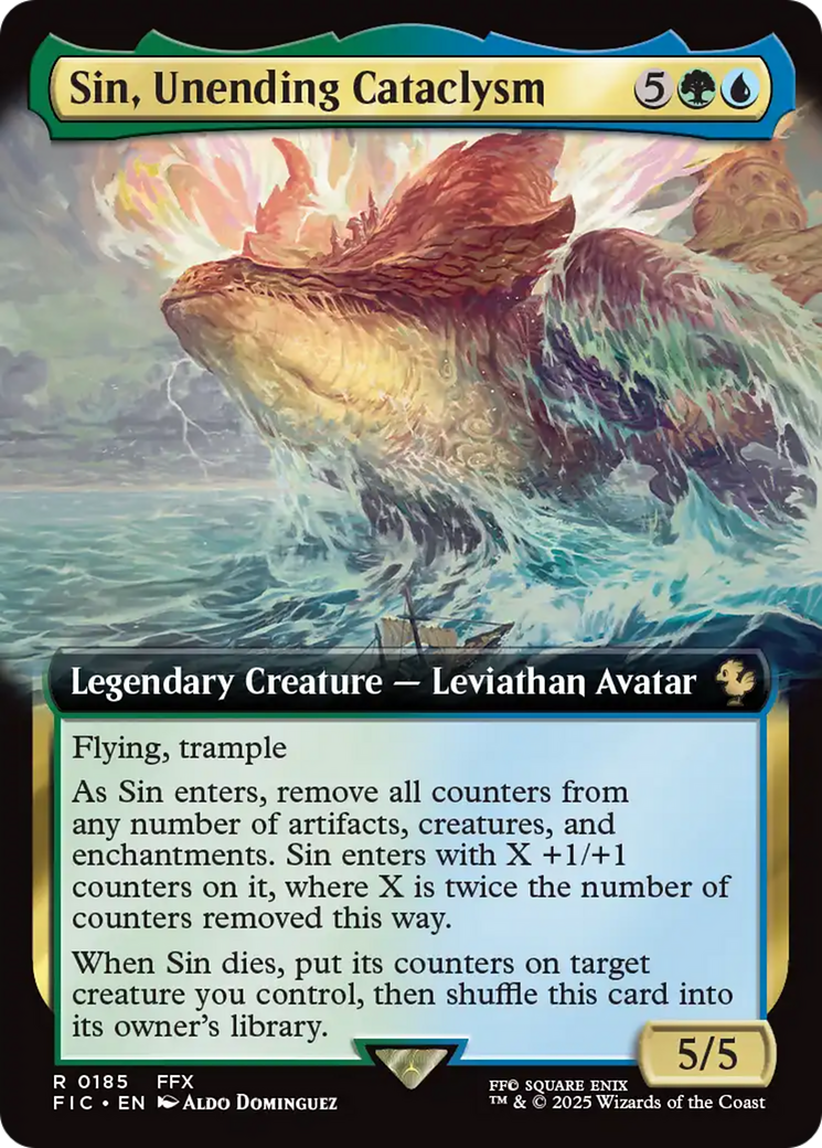 Sin, Unending Cataclysm (Extended Art) [FINAL FANTASY Commander] | Empire Gaming NC