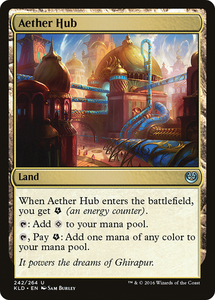 Aether Hub (Ripple Foil) [Modern Horizons 3 Commander] | Empire Gaming NC