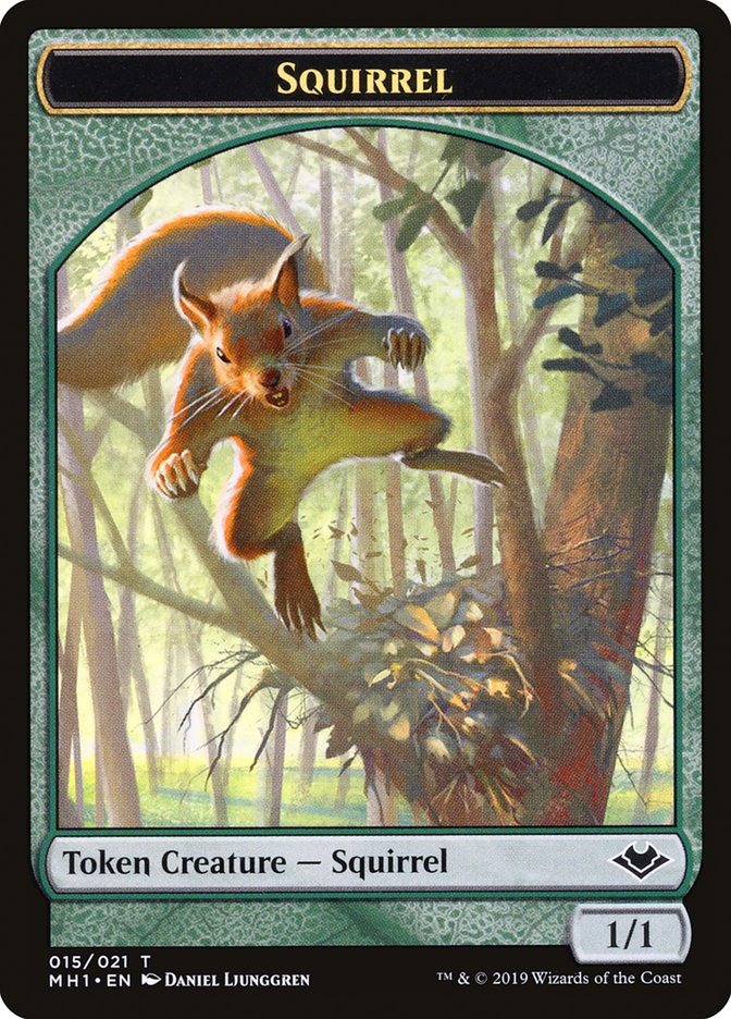 Soldier (004) // Squirrel (015) Double-Sided Token [Modern Horizons Tokens] | Empire Gaming NC