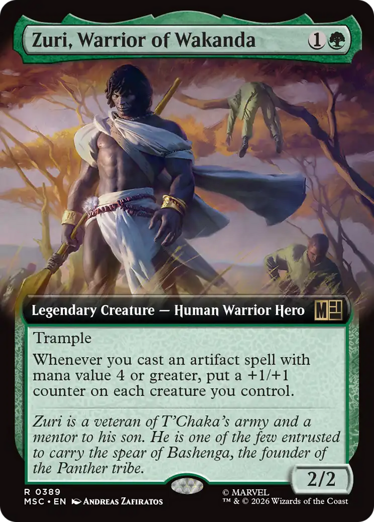 Zuri, Warrior of Wakanda (Extended Art) [Marvel Super Heroes Commander] | Empire Gaming NC