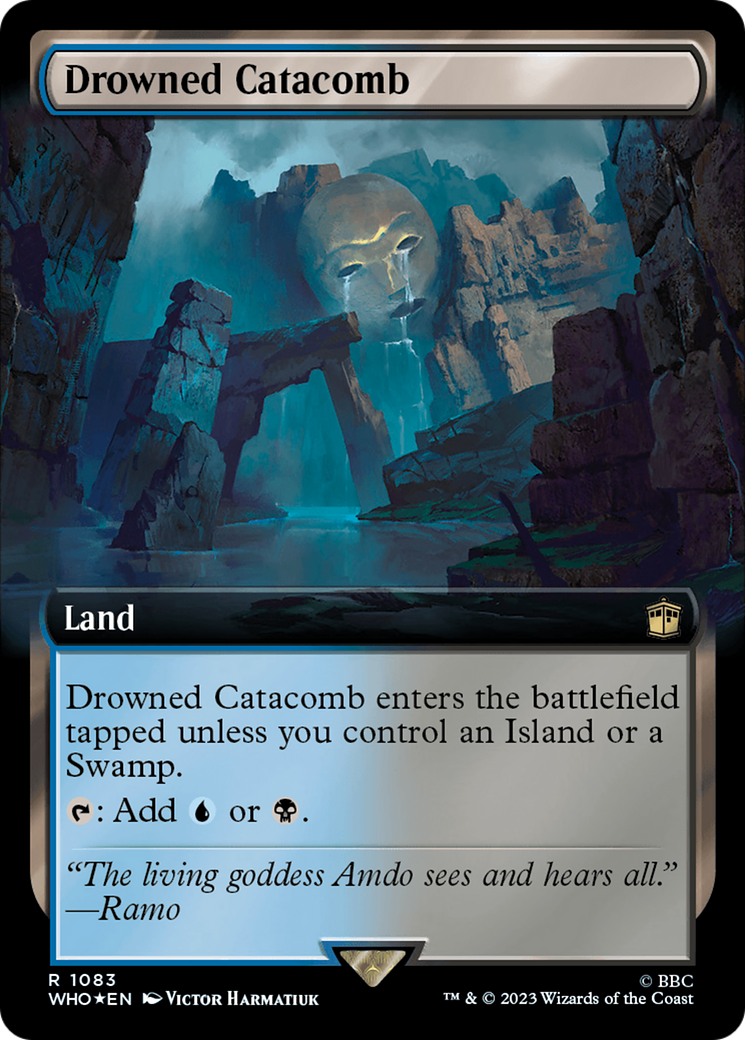 Drowned Catacomb (Extended Art) (Surge Foil) [Doctor Who] | Empire Gaming NC