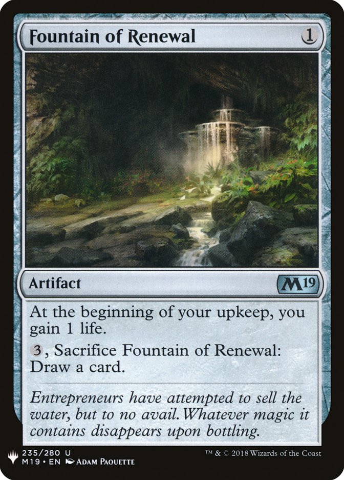 Fountain of Renewal [Mystery Booster] | Empire Gaming NC