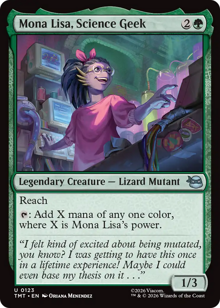Mona Lisa, Science Geek [Teenage Mutant Ninja Turtles] | Empire Gaming NC