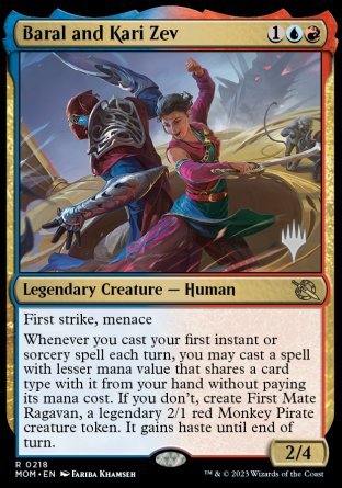 Baral and Kari Zev (Promo Pack) [March of the Machine Promos] | Empire Gaming NC