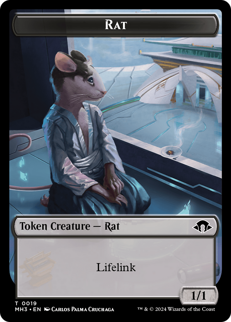 Eldrazi Spawn // Rat Double-Sided Token [Modern Horizons 3 Tokens] | Empire Gaming NC