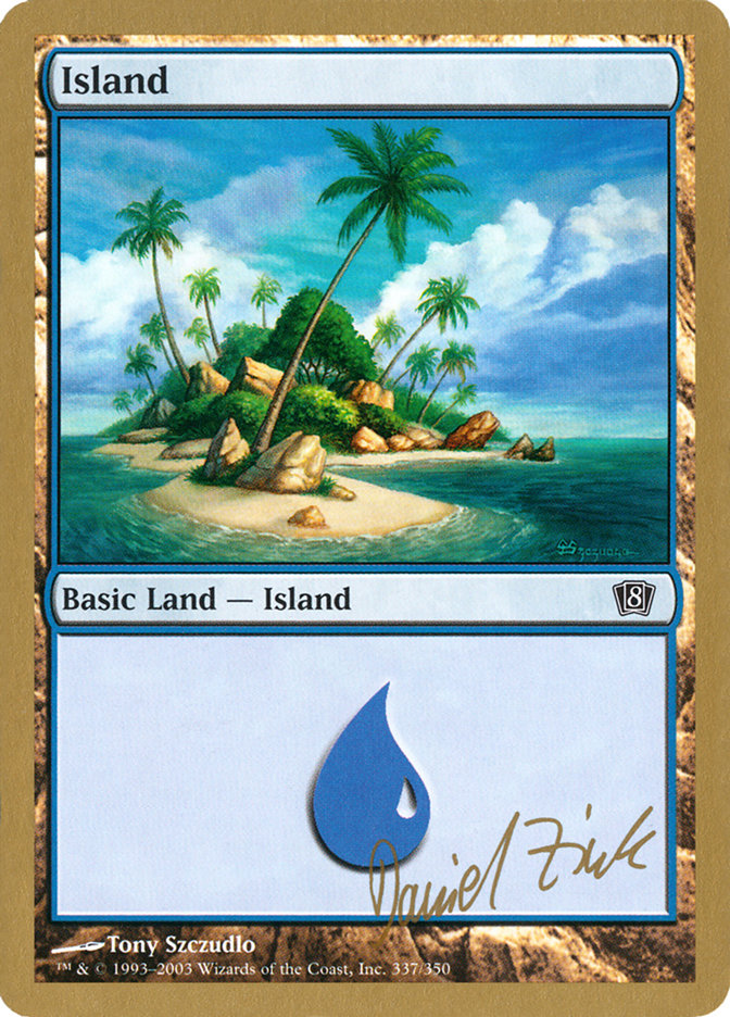 Island (dz337) (Daniel Zink) [World Championship Decks 2003] | Empire Gaming NC