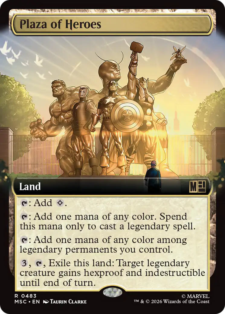 Plaza of Heroes (Extended Art) [Marvel Super Heroes Commander] | Empire Gaming NC