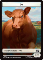 Ox (007) // Construct (014) Double-Sided Token [Marvel Super Heroes Commander Tokens] | Empire Gaming NC